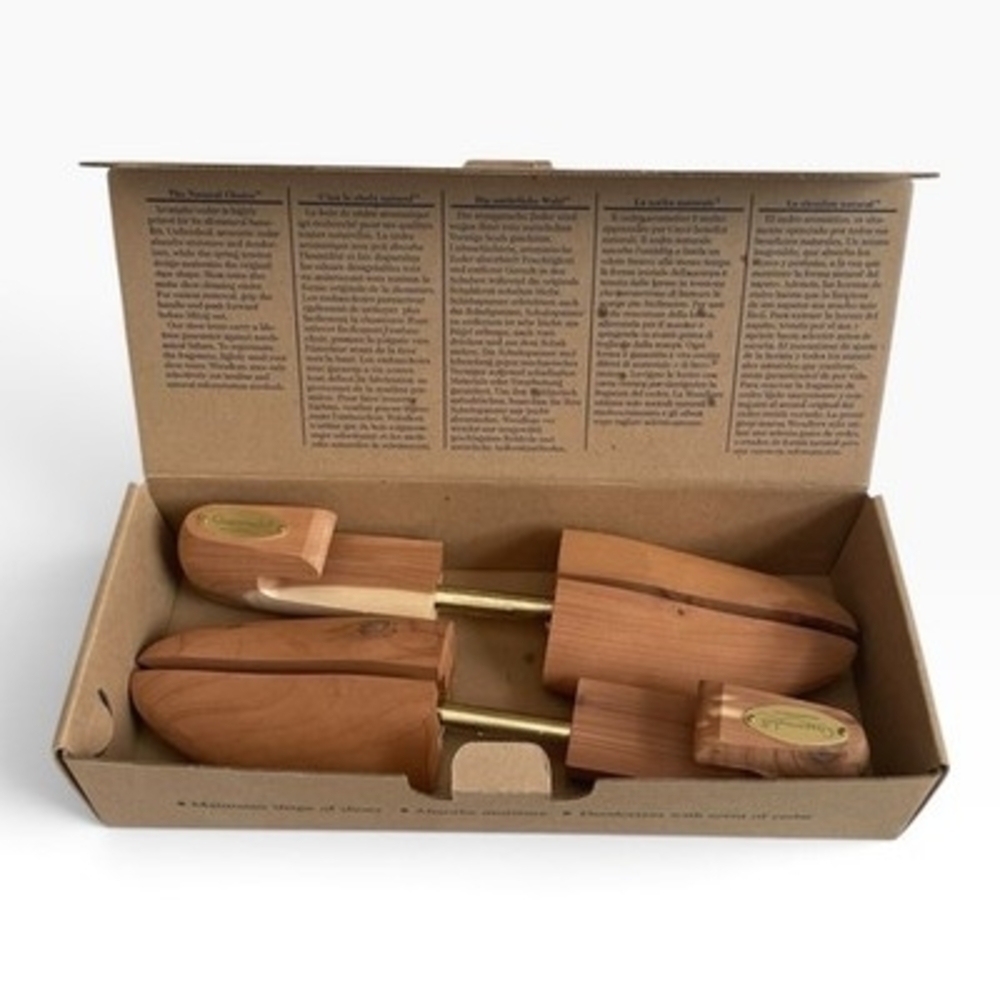Grapevinehill Aromatic Cedar Shoe Trees Mens X-Large NIB Combination Model